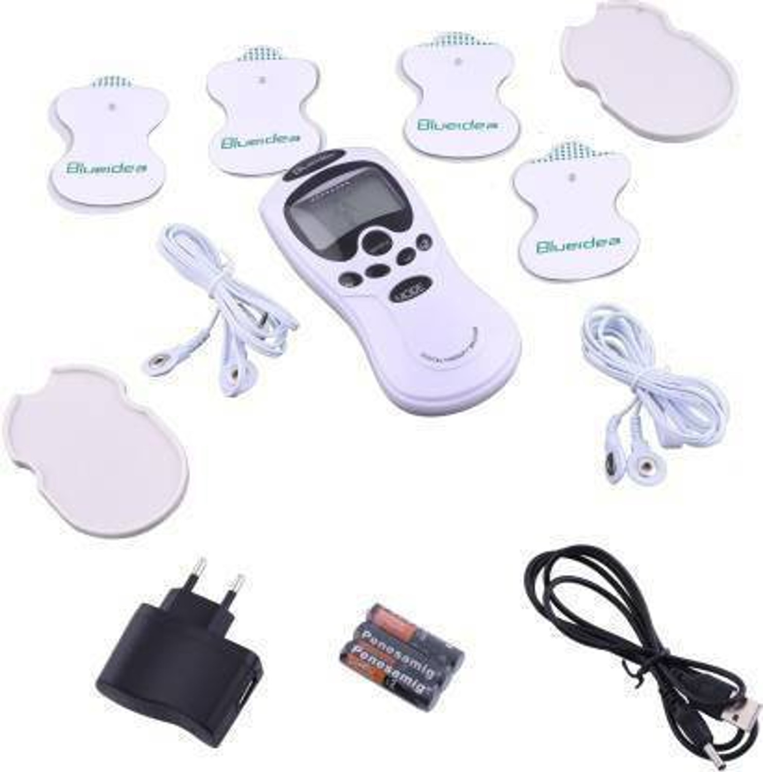 Image of R A Products Blueidea Digital Therapy Machine Relax You from Stress and Tiredness, Full-Body Massager for Muscle Relax, Pain Relief - Fat Burner and Relaxation Massager Blueidea Digital Therapy Massager (White)
