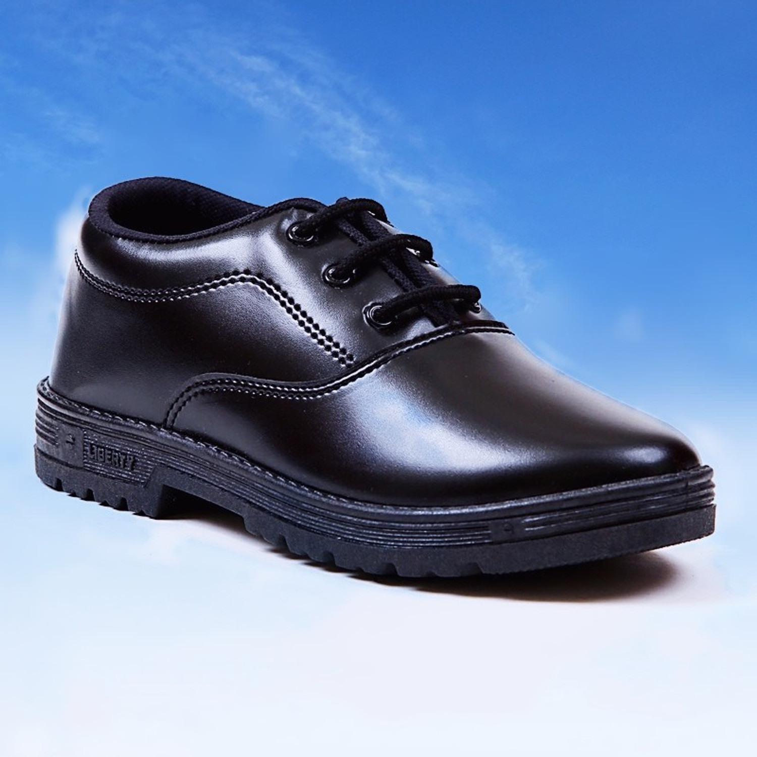 Image of LIBERTY Lace Formal Boots For Boys & Girls (Black, 11-12 Years)