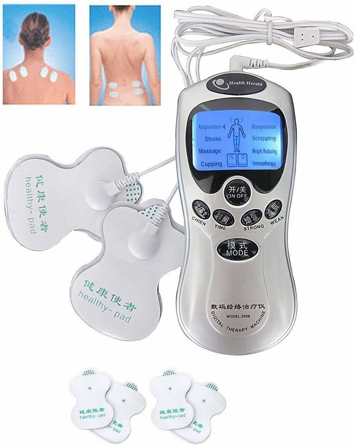 Image of R A Products Blueidea Digital Therapy Machine Relax You from Stress and Tiredness, Full-Body Massager for Muscle Relax, Pain Relief - Fat Burner and Relaxation Massager Blueidea Digital Therapy Massager (White)