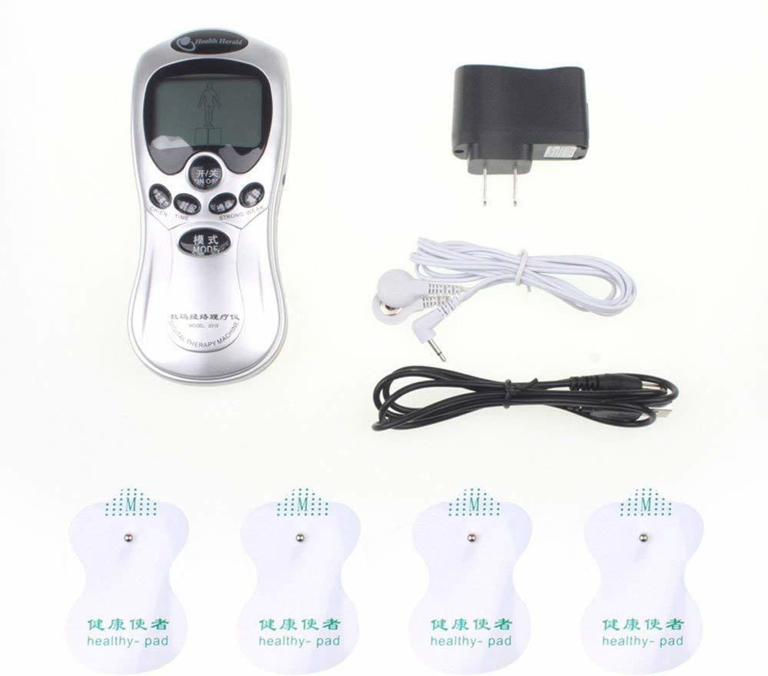 Image of R A Products Blueidea Digital Therapy Machine Relax You from Stress and Tiredness, Full-Body Massager for Muscle Relax, Pain Relief - Fat Burner and Relaxation Massager Blueidea Digital Therapy Massager (White)