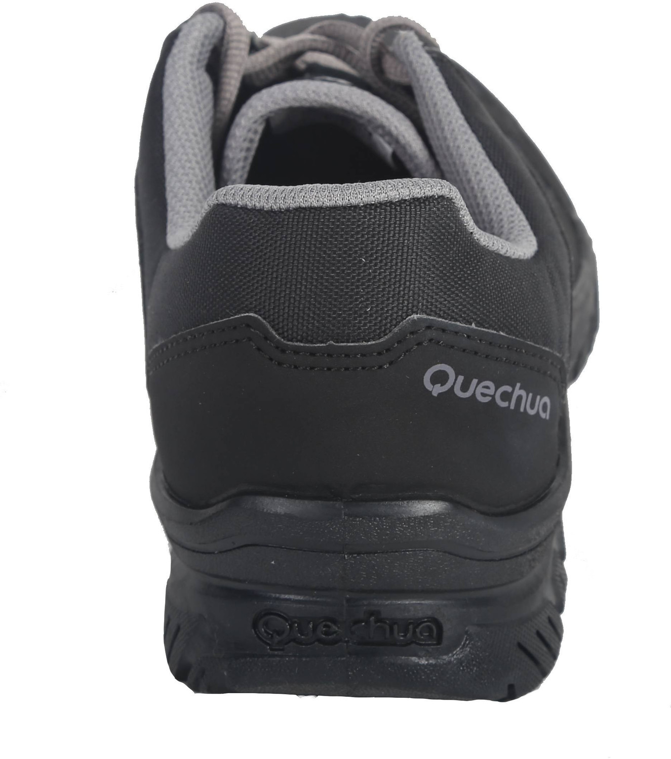 Image of QUECHUA NH 100 Hiking & Trekking Shoes For Men (Black , 10.5)