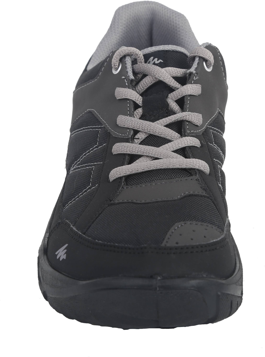 Image of QUECHUA NH 100 Hiking & Trekking Shoes For Men (Black , 10.5)