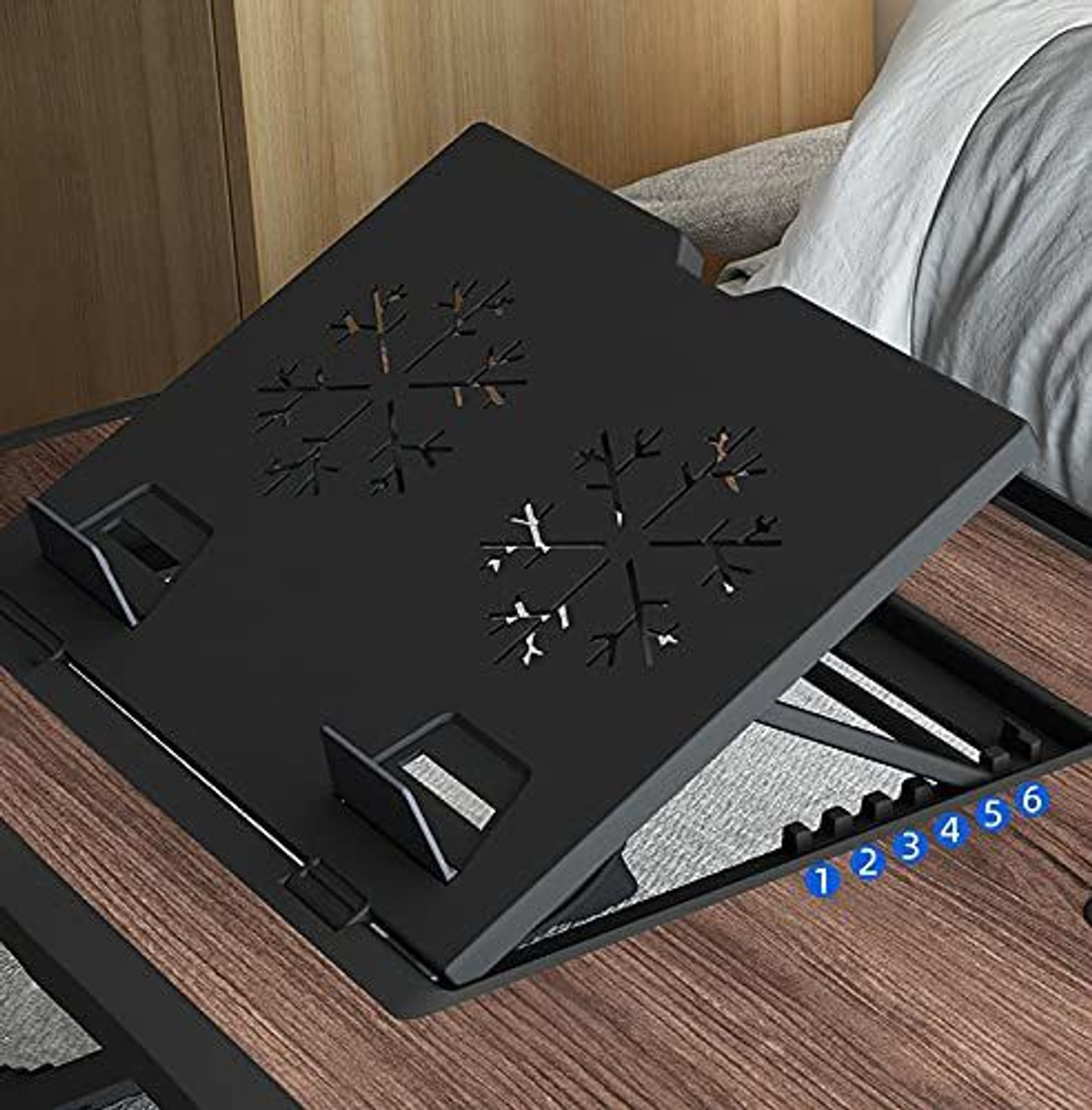 Image of Flipkart Perfect Homes Studio Wood Portable Laptop Table (Finish Color - BEIGE)