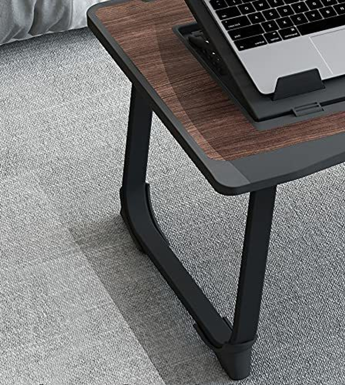 Image of Flipkart Perfect Homes Studio Wood Portable Laptop Table (Finish Color - BEIGE)