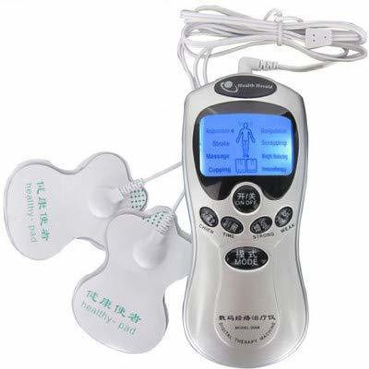 Image of R A Products Blueidea Digital Therapy Machine Relax You from Stress and Tiredness, Full-Body Massager for Muscle Relax, Pain Relief - Fat Burner and Relaxation Massager Blueidea Digital Therapy Massager (White)