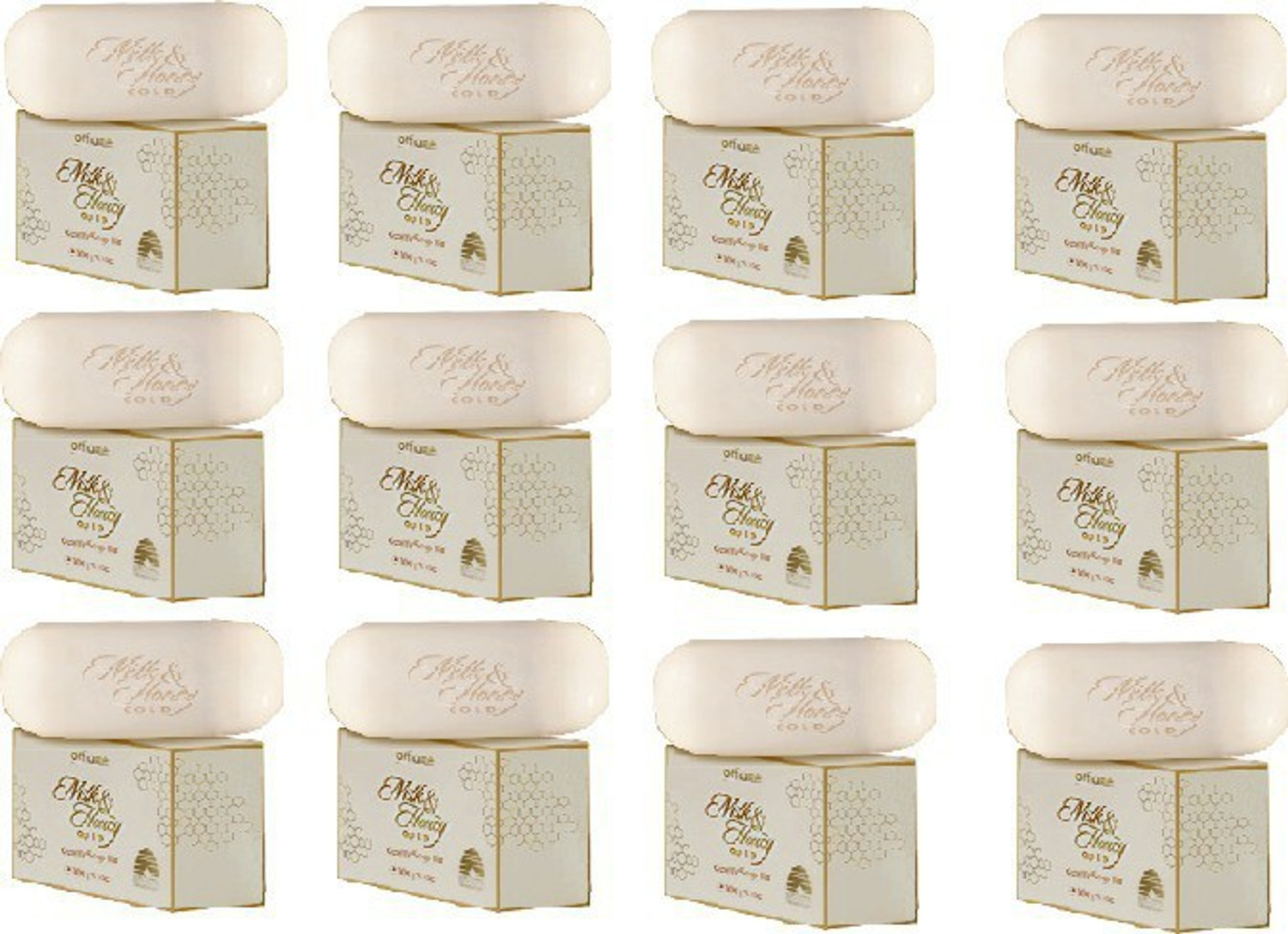 Oriflame Milk and Honey Bar Soap (Pack of 12) (12 x 100 g) - Image 1