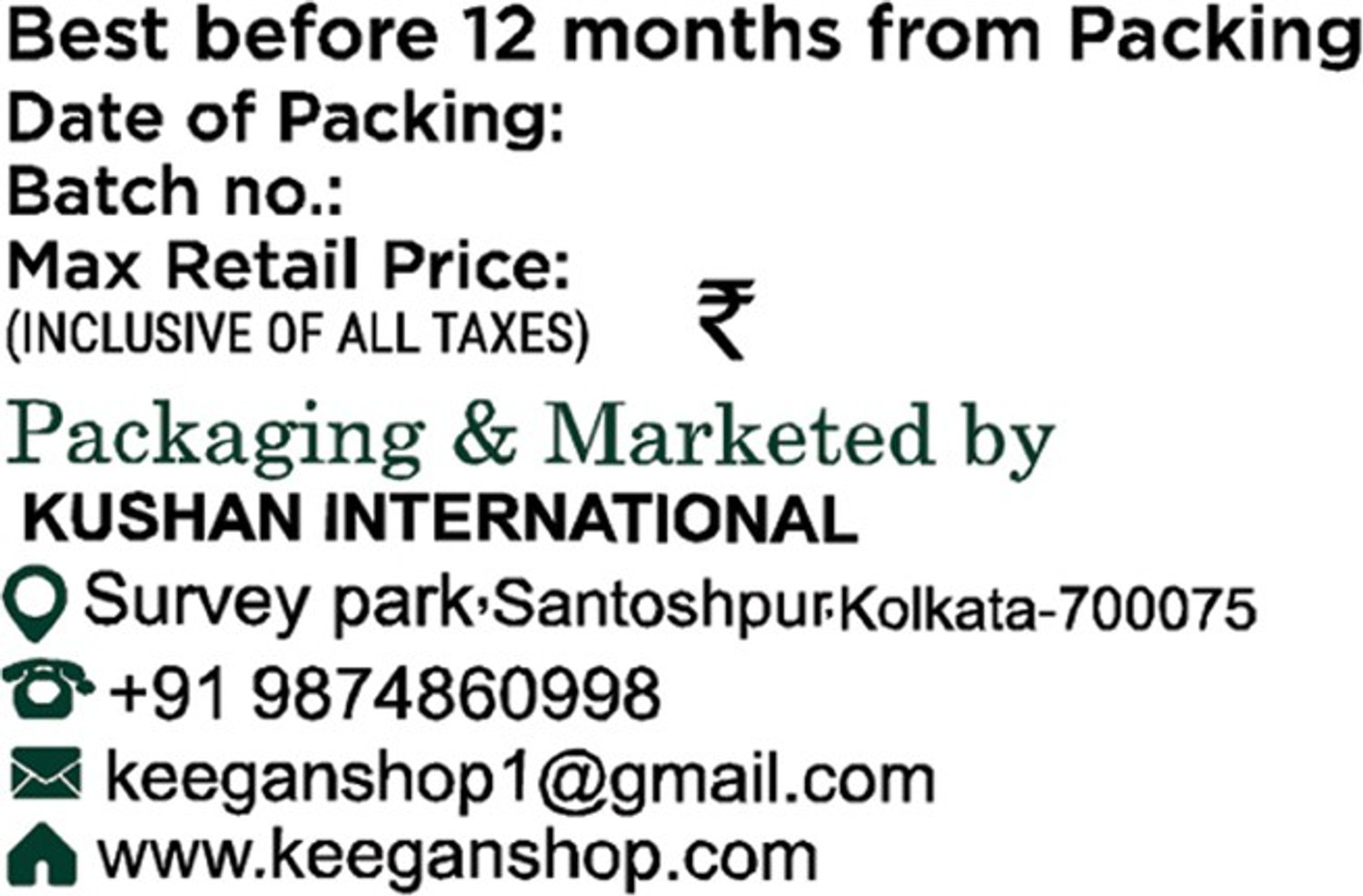 Image of Keegan Tea Extra Strong Premium CTC Blended Tea ( 15% Long Leaf Mix ) Kadak Chai Patti (500gm) Black Tea Pouch (500 g)