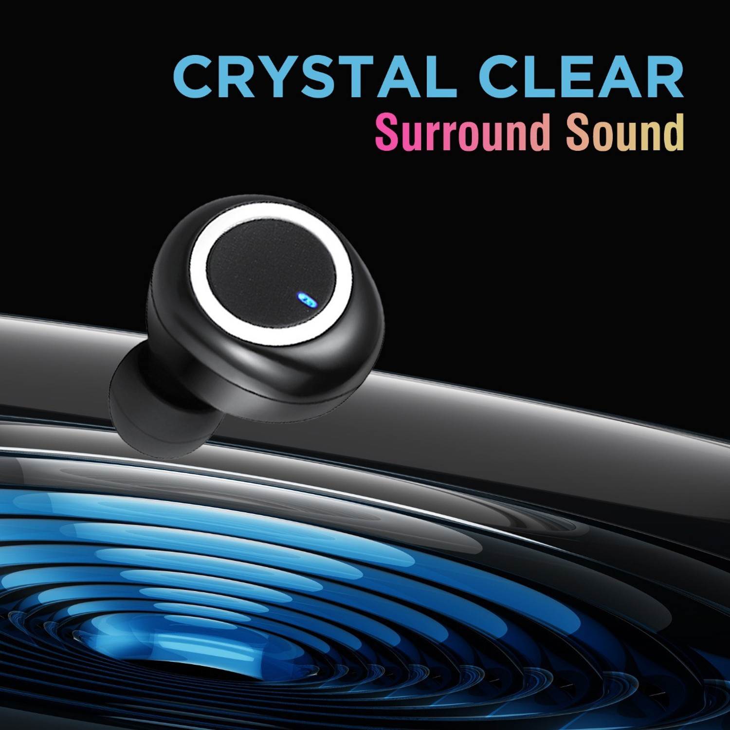 Image of Elista Earbud Aerospace ELS TWS201 Bluetooth Headset (Black, White, True Wireless)