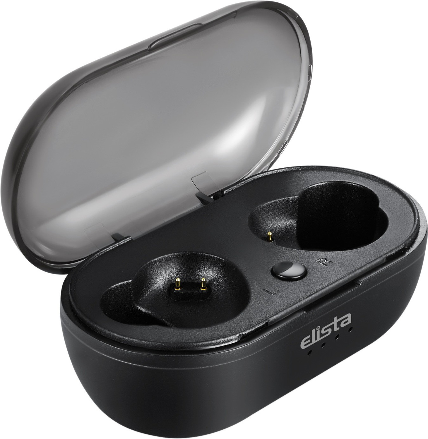 Image of Elista Earbud Aerospace ELS TWS201 Bluetooth Headset (Black, White, True Wireless)