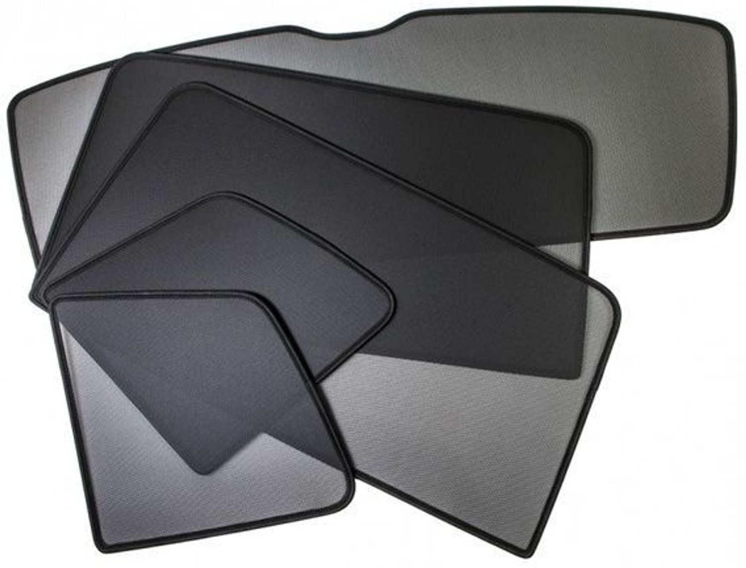 Image of AuTO ADDiCT Side Window, Rear Window Sun Shade For Hyundai Grand i10 (Black)