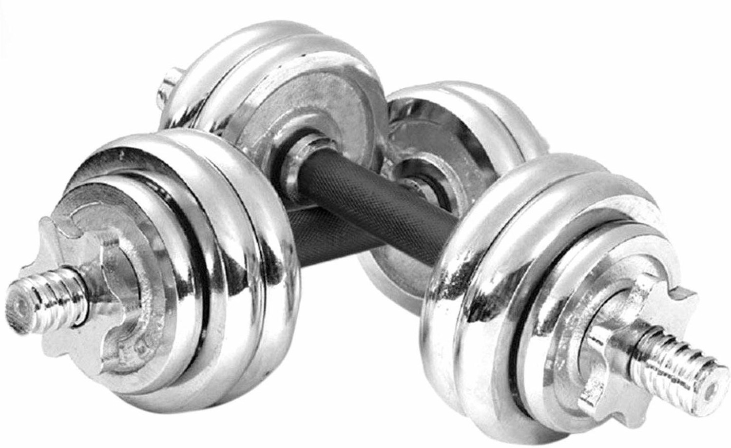 Image of YMD Home Gym Set, Steel Dumbbell Set, Steel Dumbbell Plates (3KGX4 Pc) Adjustable Dumbbell (12 kg)