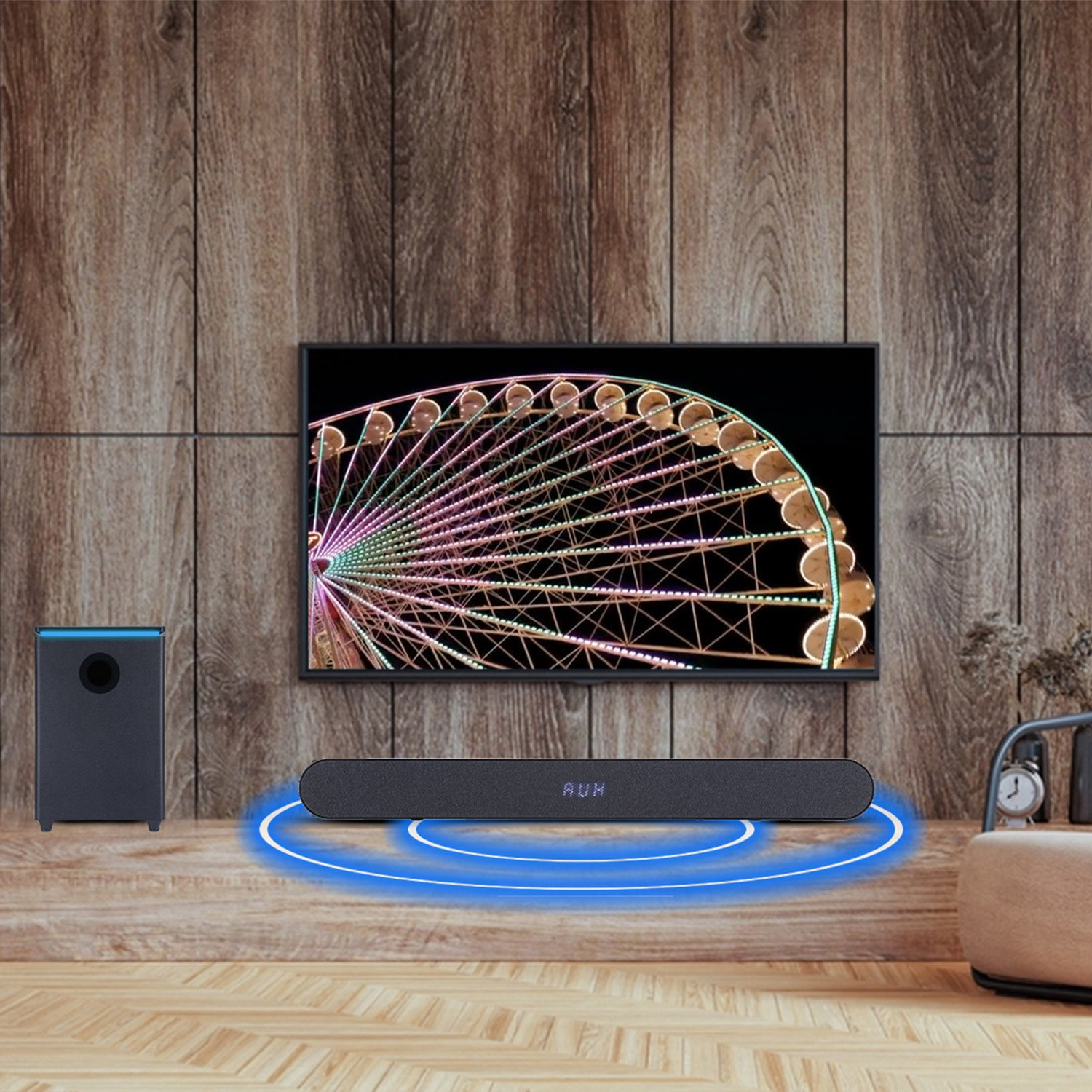 Image of Croma CRES1099 180 W Bluetooth Soundbar (Black, 2.1 Channel)
