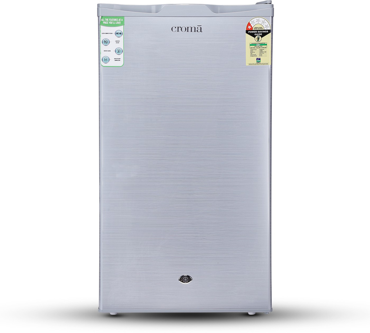 Croma 90 L Direct Cool Single Door 1 Star Refrigerator