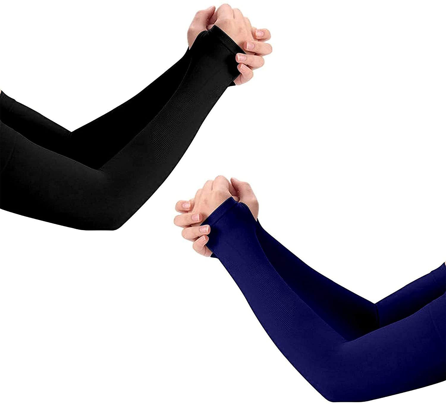 Image of MSR STORE Cotton Arm Sleeve For Boys & Girls (Free, Grey)