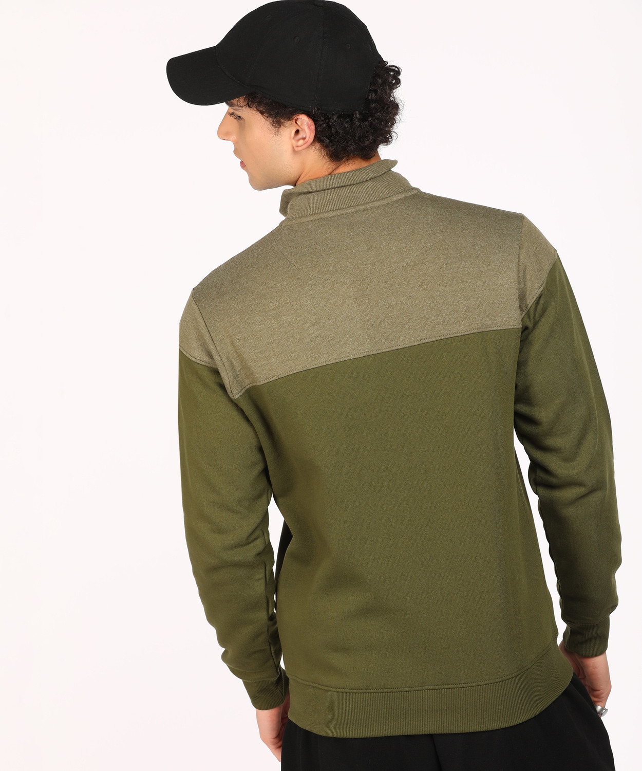 Image of Pepe Jeans Men Full Sleeve Color Block Sweatshirt