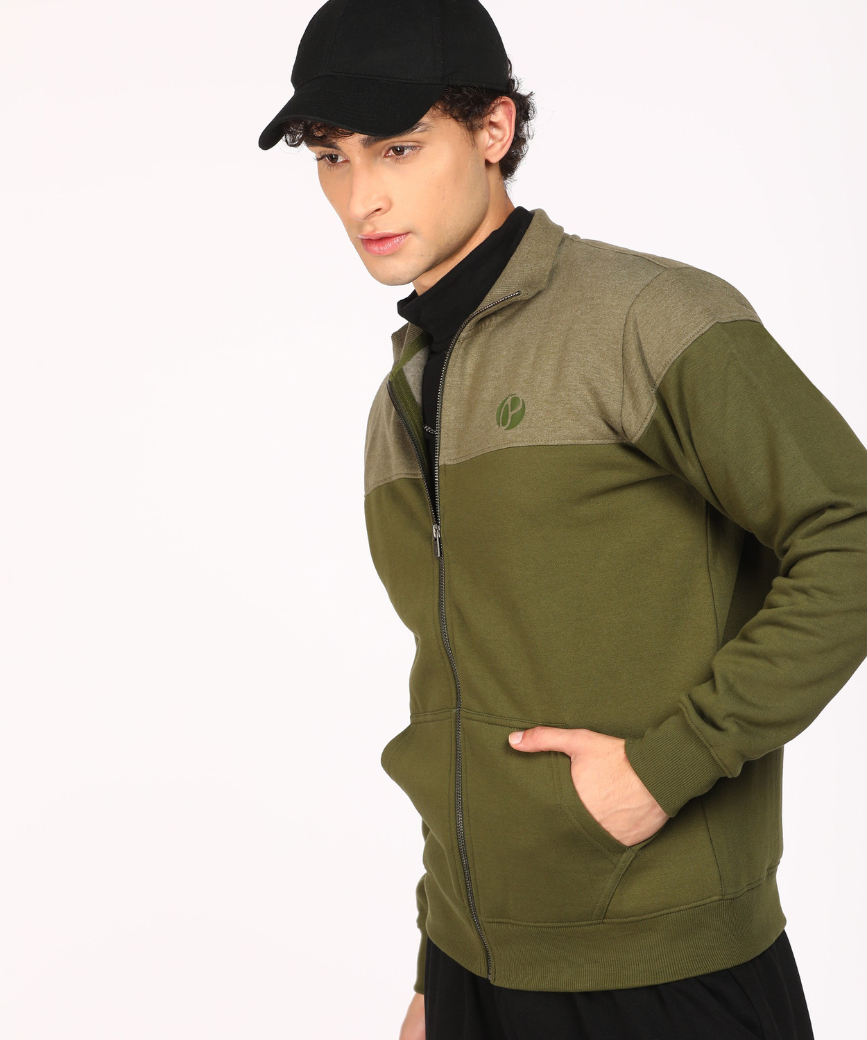 Image of Pepe Jeans Men Full Sleeve Color Block Sweatshirt