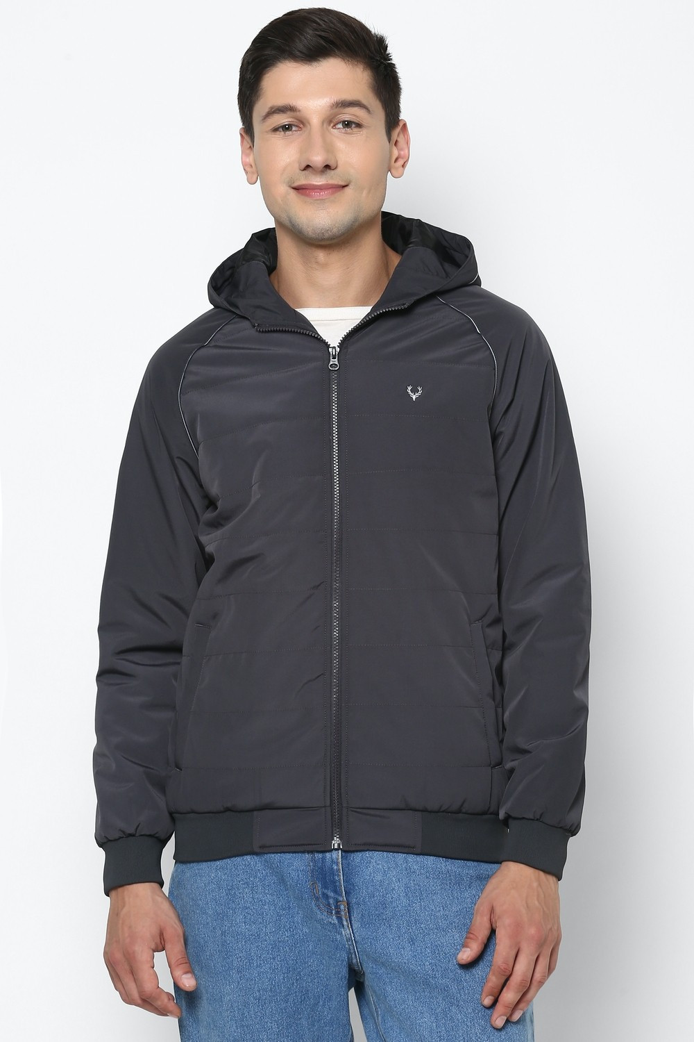 Image of Allen Solly Men Solid Casual Jacket