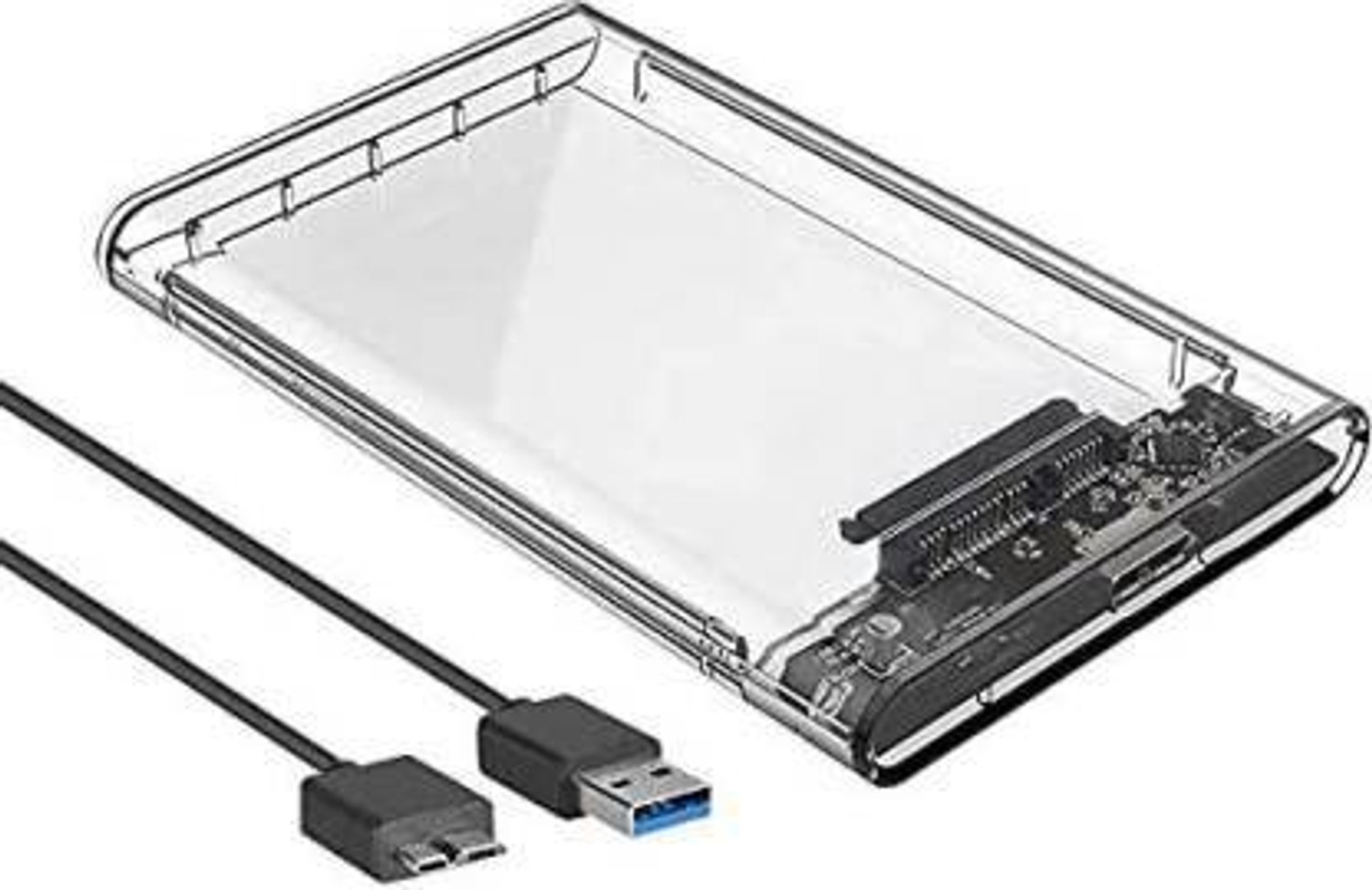 Image of ADATA ED600 2.5 inch Shock Resistant HARD DRIVE Enclosure (For ADATA, Black)