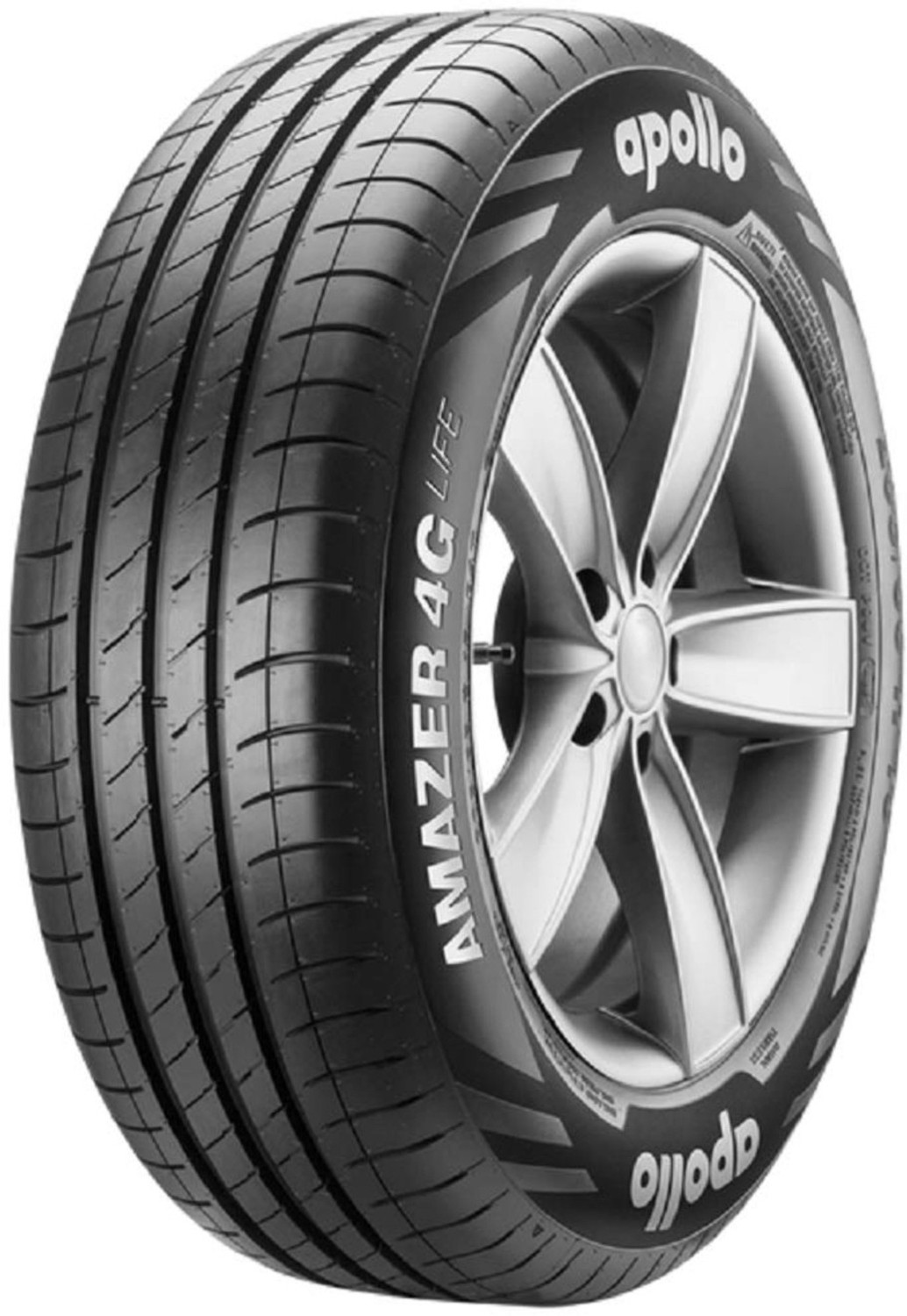 Image of Apollo 185 /70 R14 88T AMAZER 4G LIFE TL 4 Wheeler Tyre (185 /70R14, Tube Less)