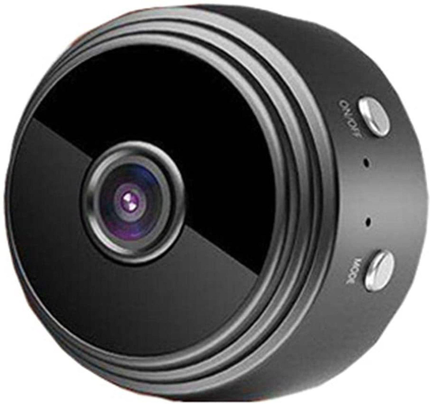 Bzrqx Mini Wireless WiFi HD 1080P Portable Home Security Cameras Sports and Action Camera (Black, 12 MP) - Image 1