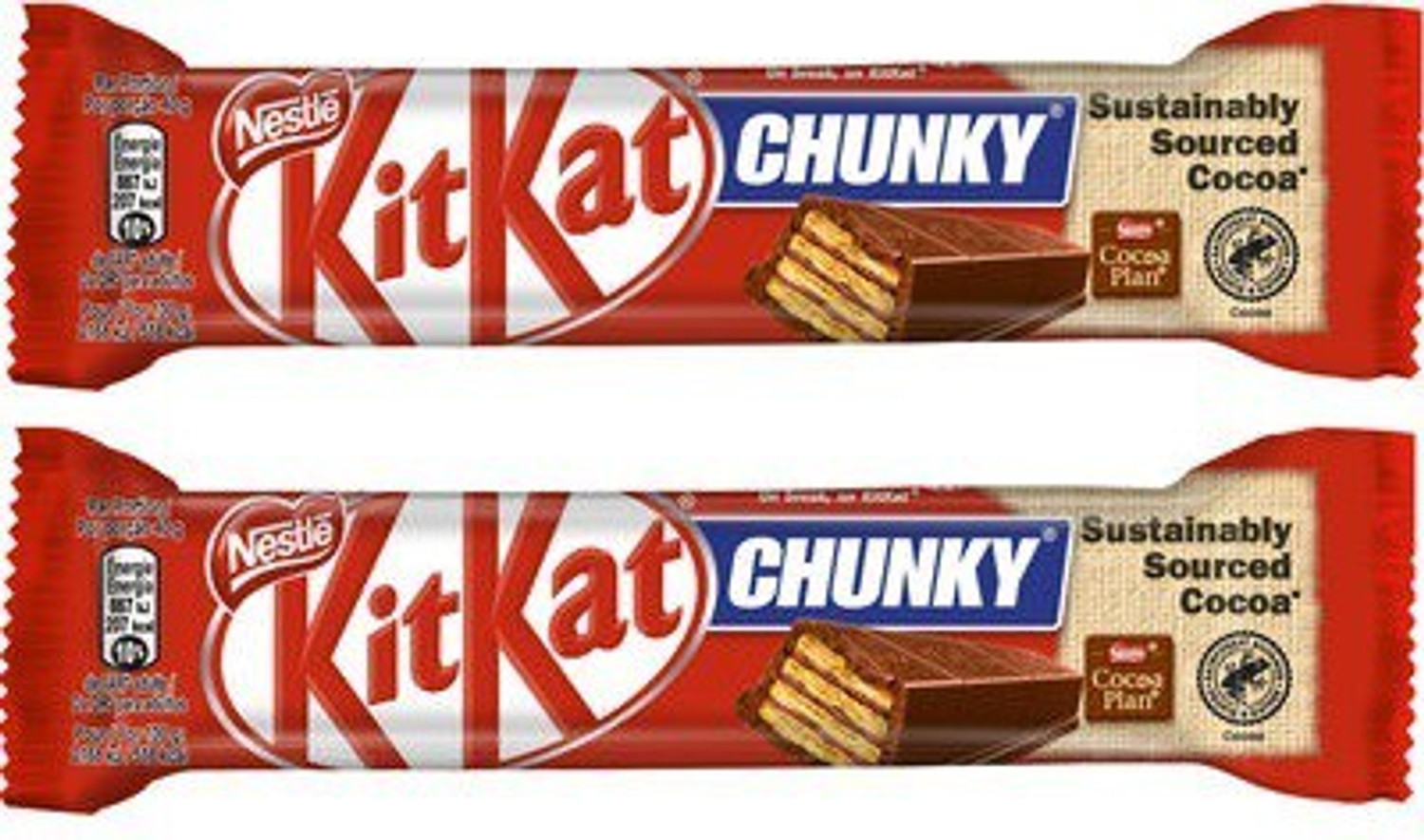 Image of NESTLE KitKat Chunky Milk Chocolate, 2 x 40g Bar (2 x 40 g)