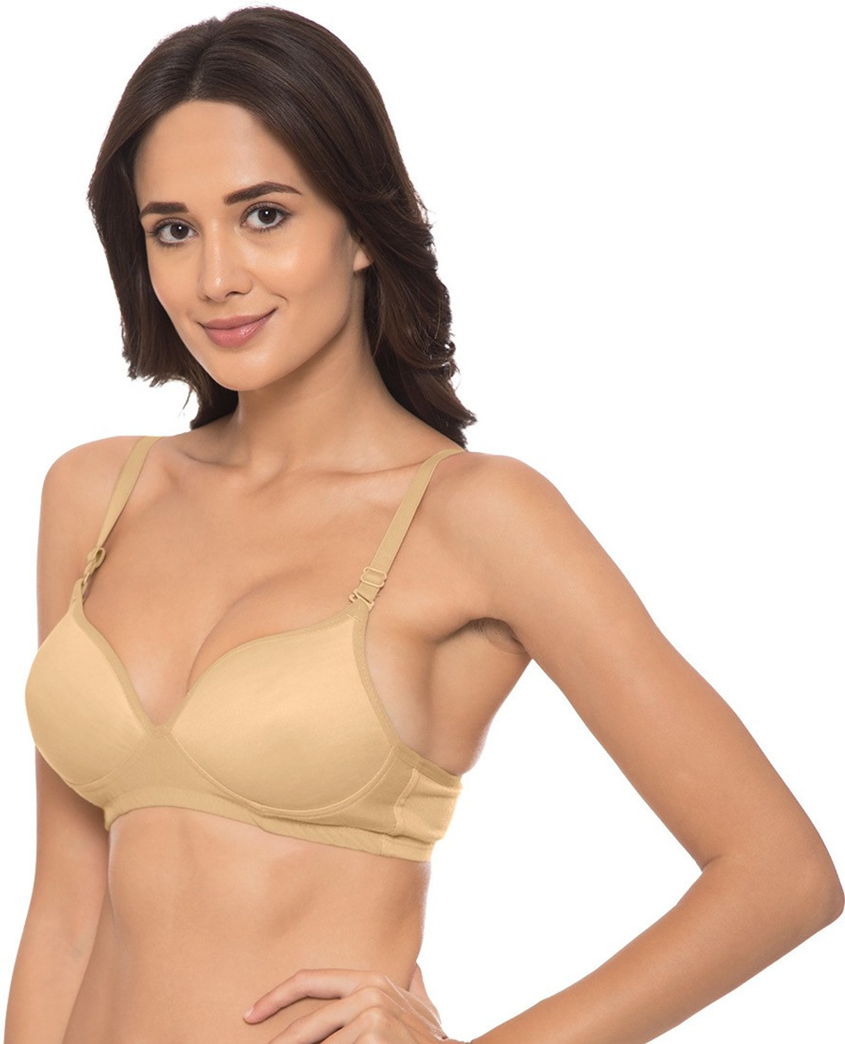 Image of KOMLI Women Everyday Heavily Padded Bra (Beige)