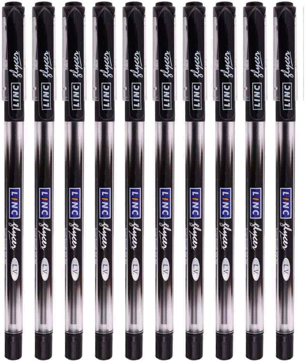 Image of LINC PENTONIC 10 Ball Pen (Pack of 10, Ink Color - Black)