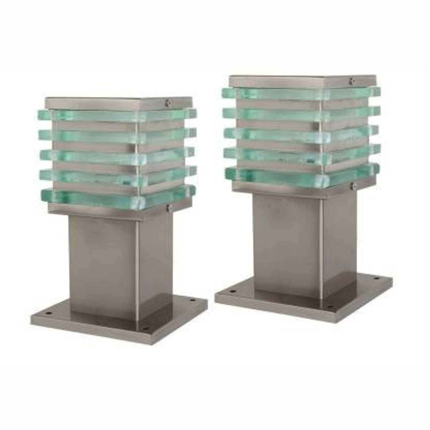 Image of DENICRAAS 00002 Gate Light Outdoor Lamp (Silver)