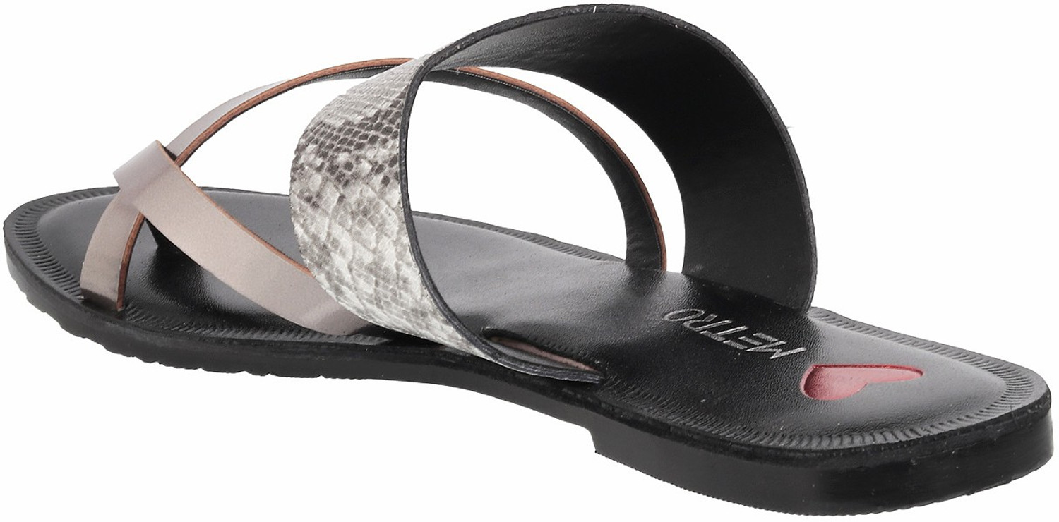 Image of METRO Women Flats Sandal (Grey , 2)