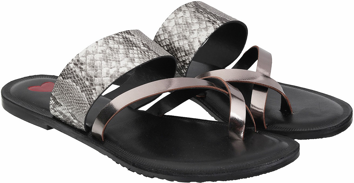 Image of METRO Women Flats Sandal (Grey , 2)