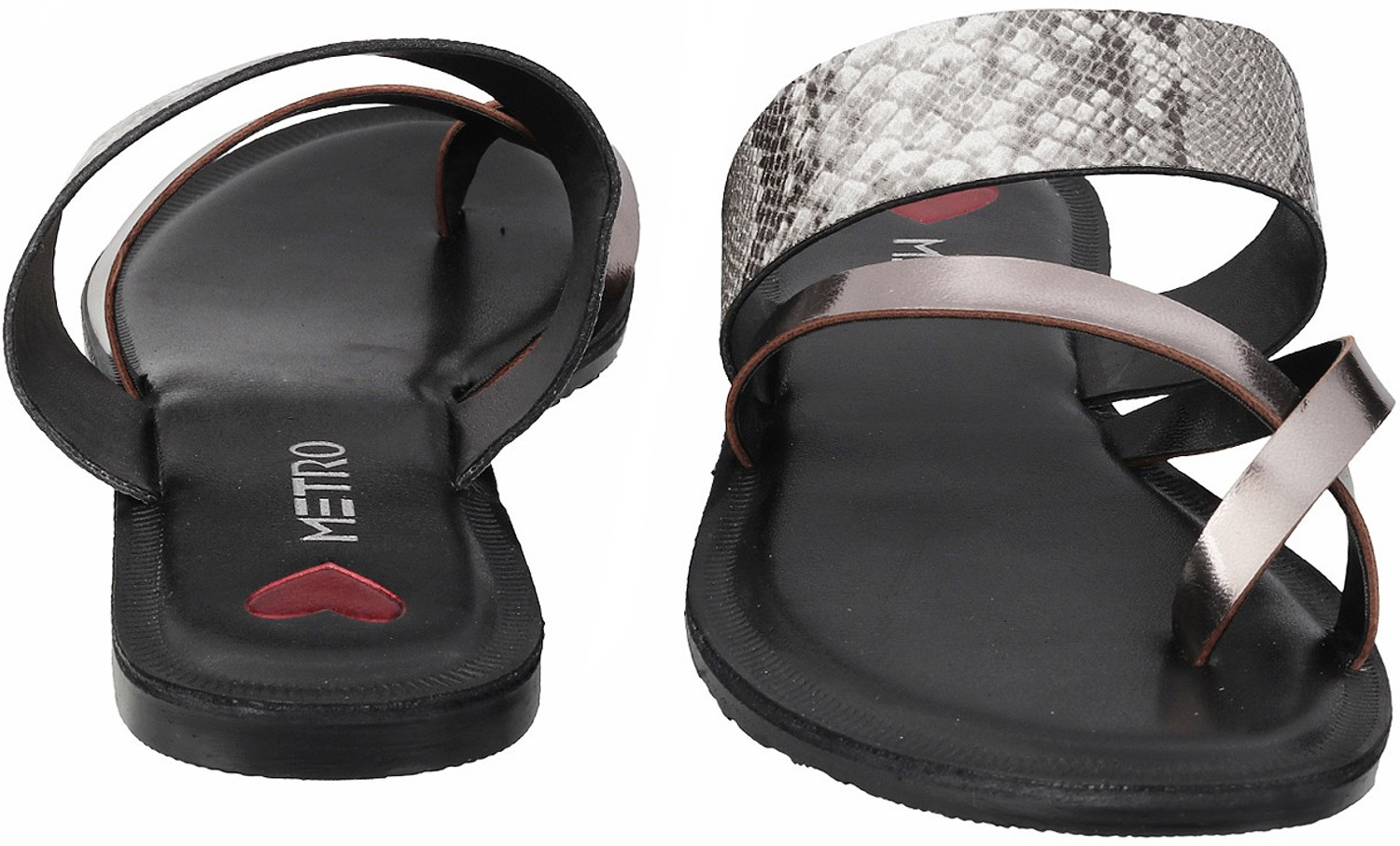 Image of METRO Women Flats Sandal (Grey , 2)
