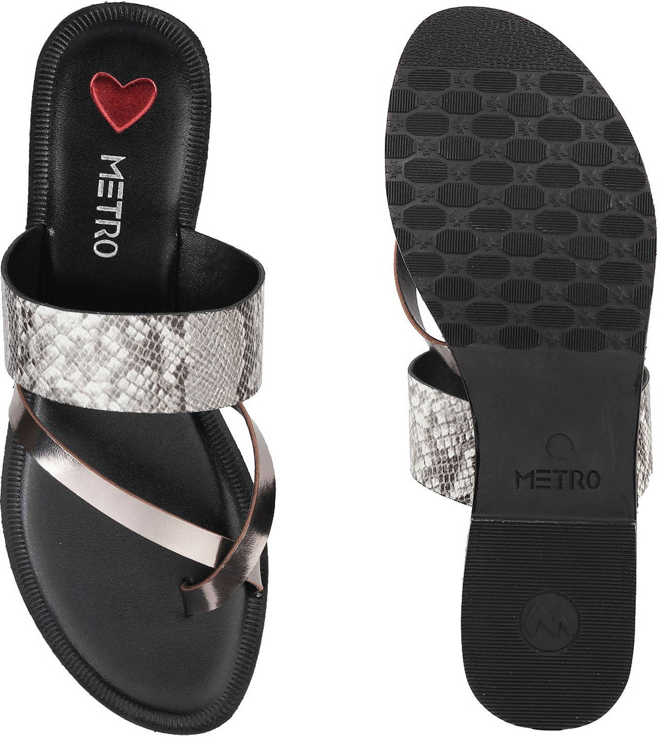 Image of METRO Women Flats Sandal (Grey , 2)