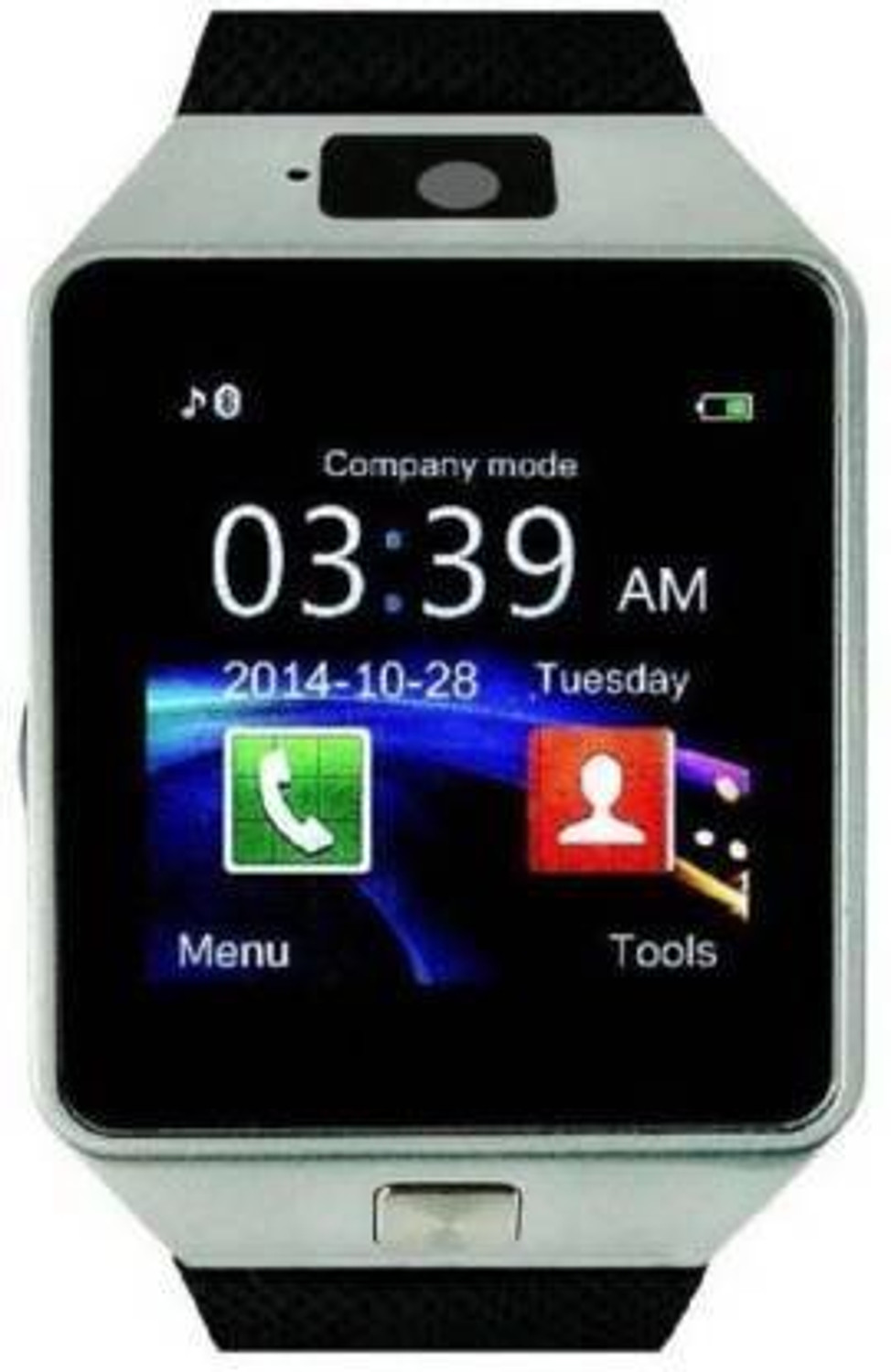 Image of CYXUS 4G Camera and Sim Card Support watch Smartwatch (Black Strap, free)