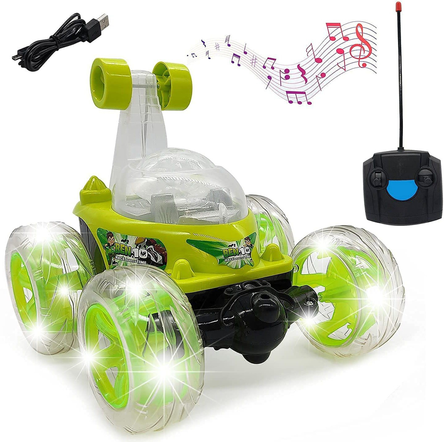 Image of MINOR Wireless Remote Control High Speed 3D Famous Car with Light | Remote Control car for Boys (Red)