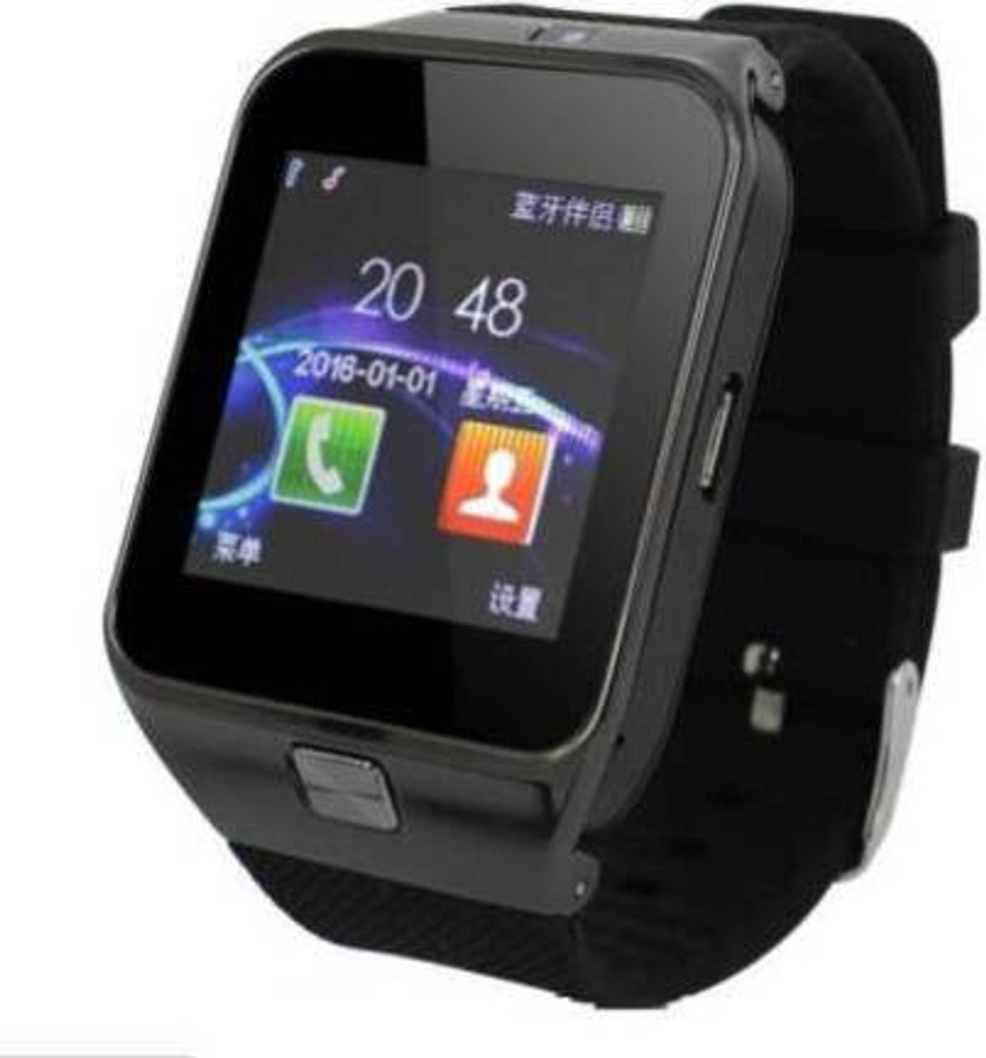 Image of CYXUS 4G Camera and Sim Card Support watch Smartwatch (Black Strap, free)