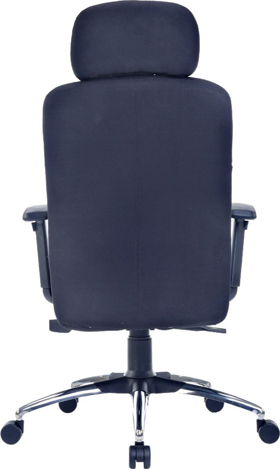 Image of Durian Oxford Premium High Back Fabric Office Arm Chair (Black, Knock Down)
