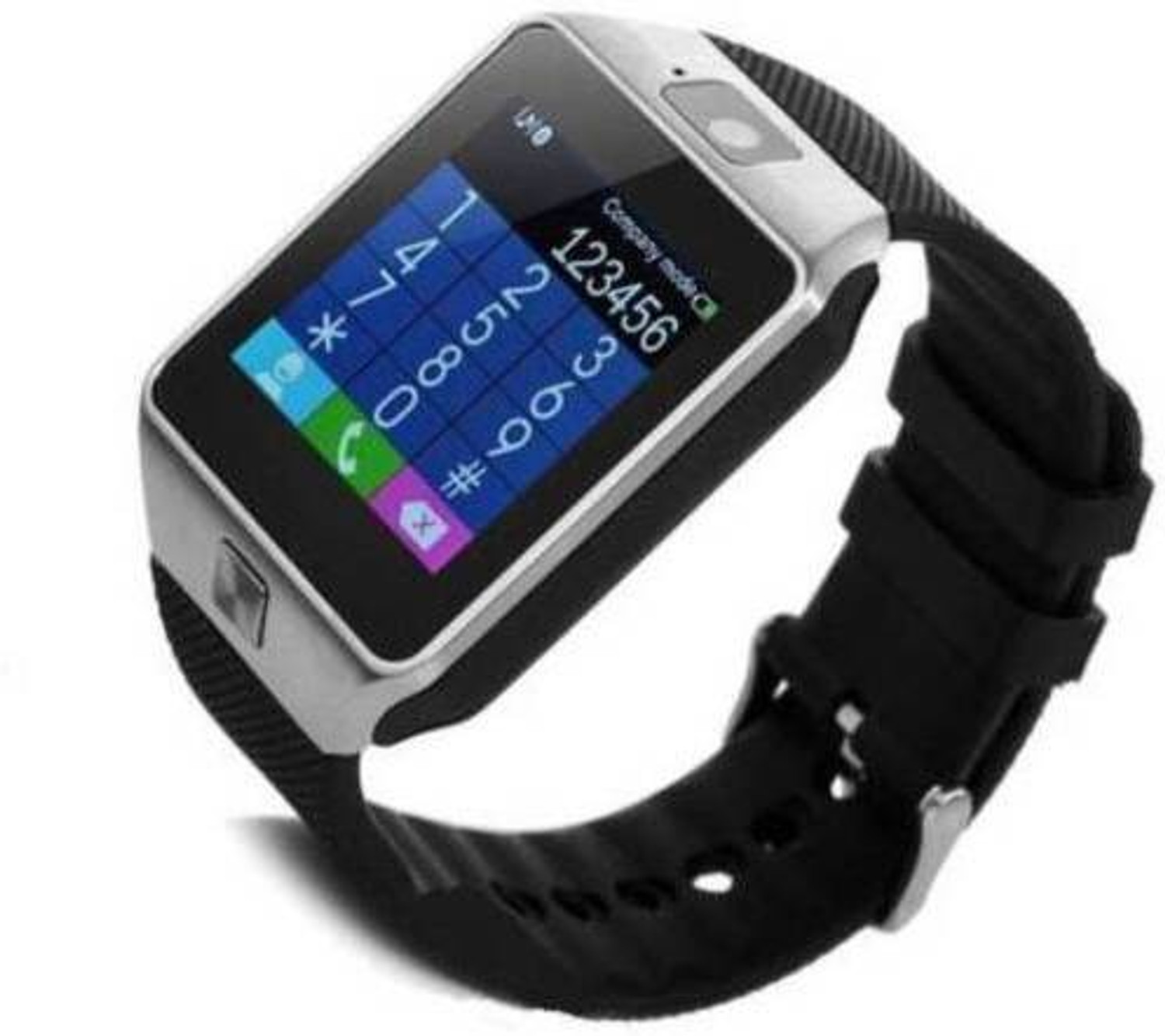 Image of Lastpoint 4G Camera and Sim Card Support watch Smartwatch (Black Strap, free)