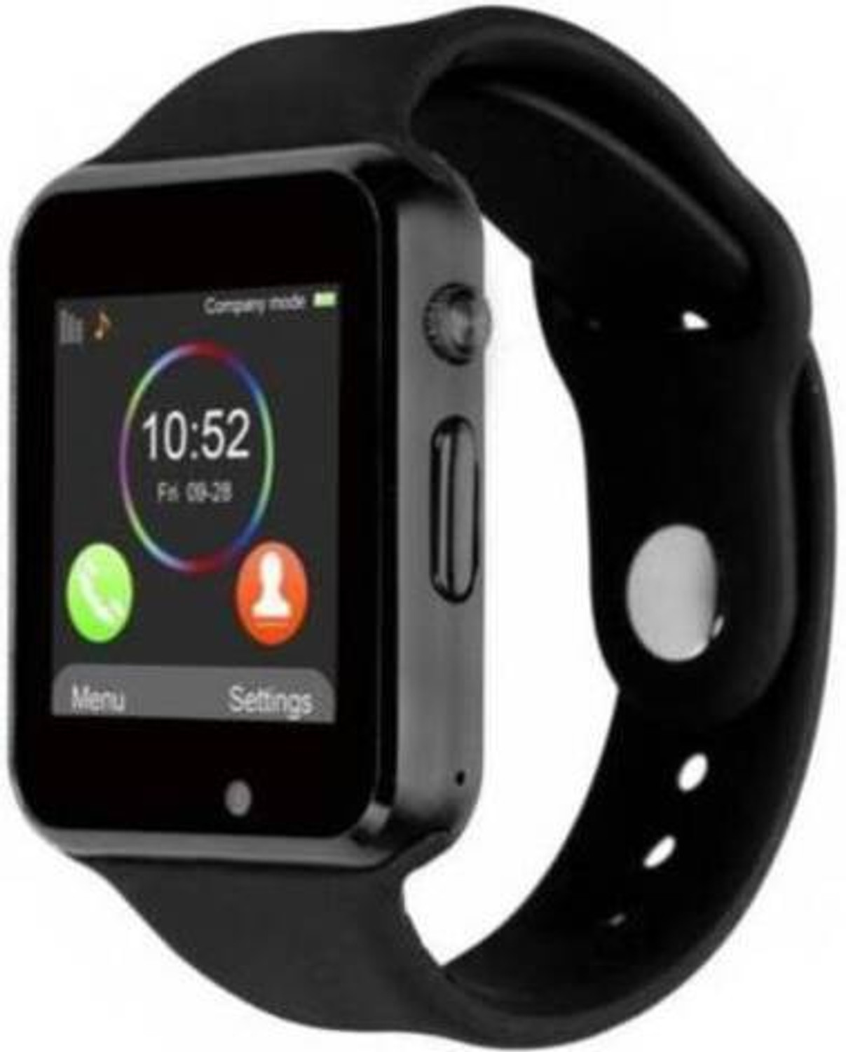 Image of CYXUS 4G Camera and Sim Card Support watch Smartwatch (Black Strap, free)