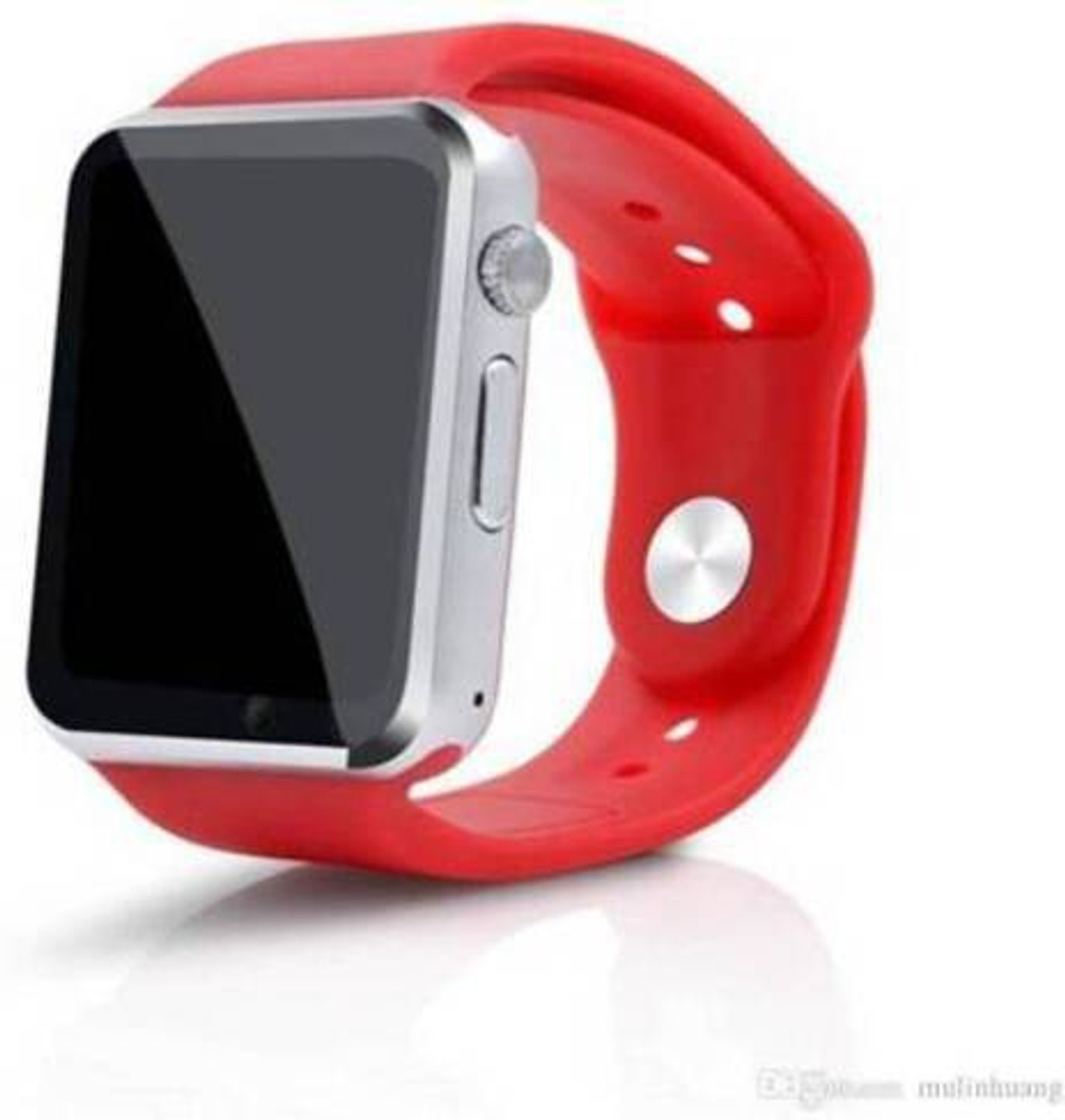 Image of Lastpoint 4G Camera and Sim Card Support watch Smartwatch (Red Strap, free)