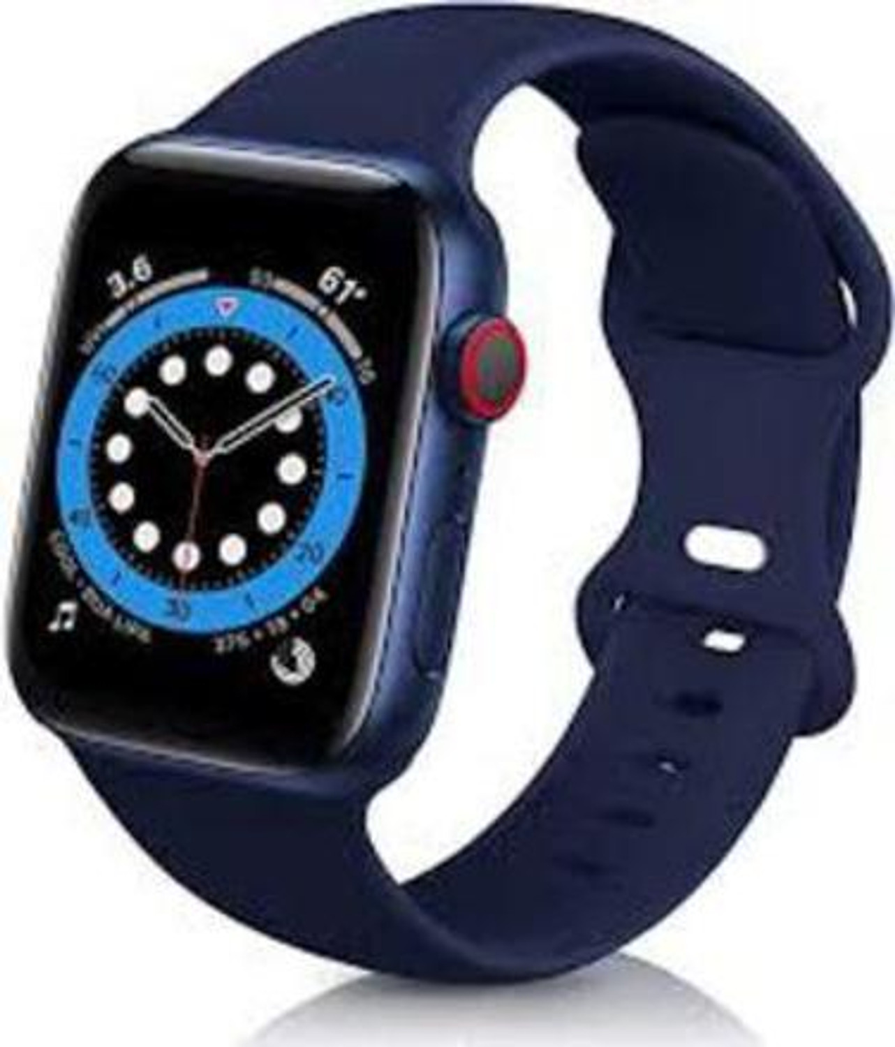 Image of CYXUS 4G Camera and Sim Card Support watch Smartwatch (Blue Strap, free)