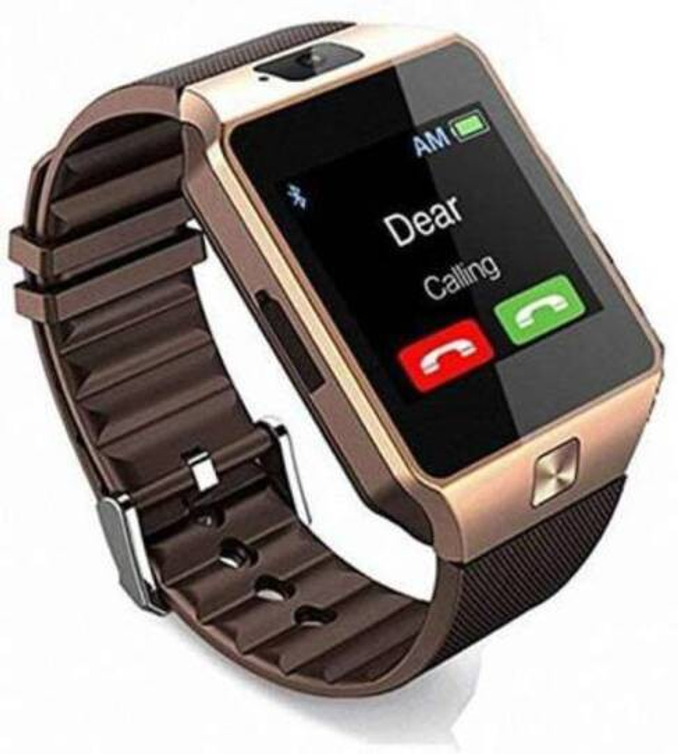Image of Lastpoint 4G Camera and Sim Card Support watch Smartwatch (Brown Strap, free)