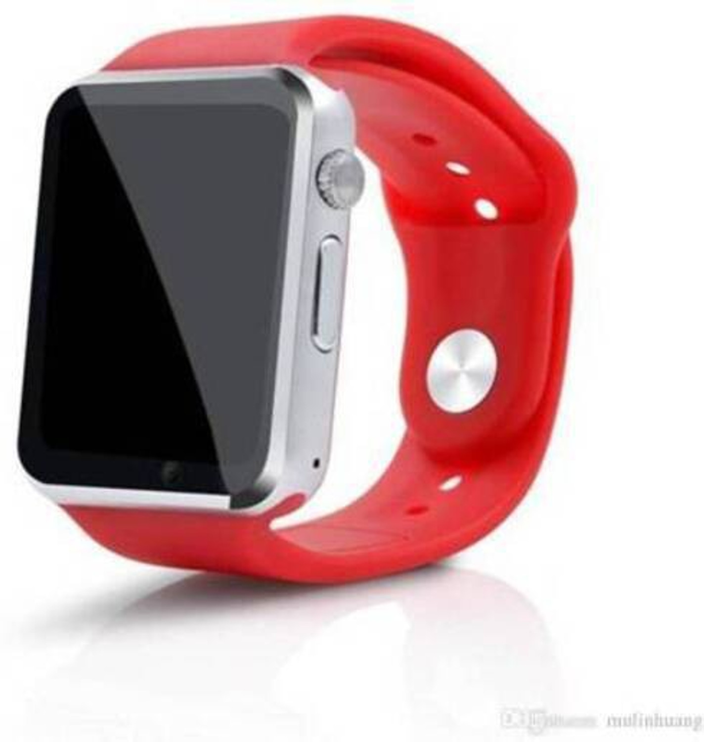 Image of Lastpoint 4G Camera and Sim Card Support watch Smartwatch (Red Strap, free)