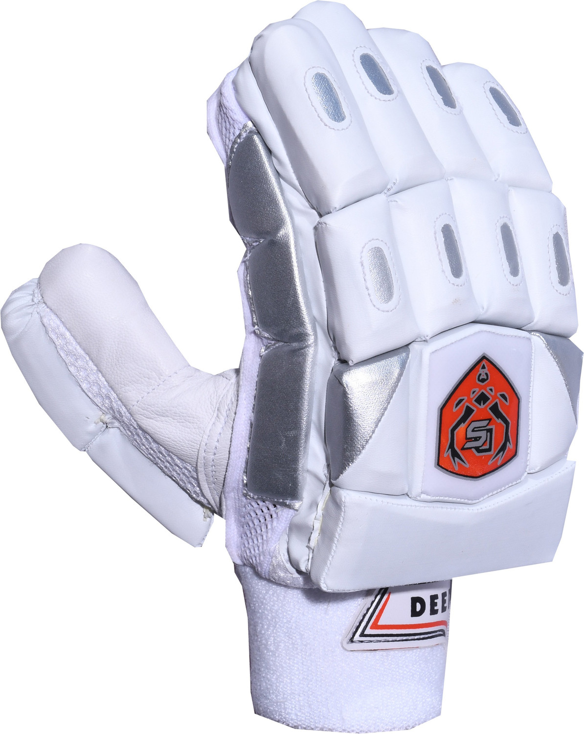 Image of D S SPORTS Prolite ( Youth) Batting Gloves (White, Red)