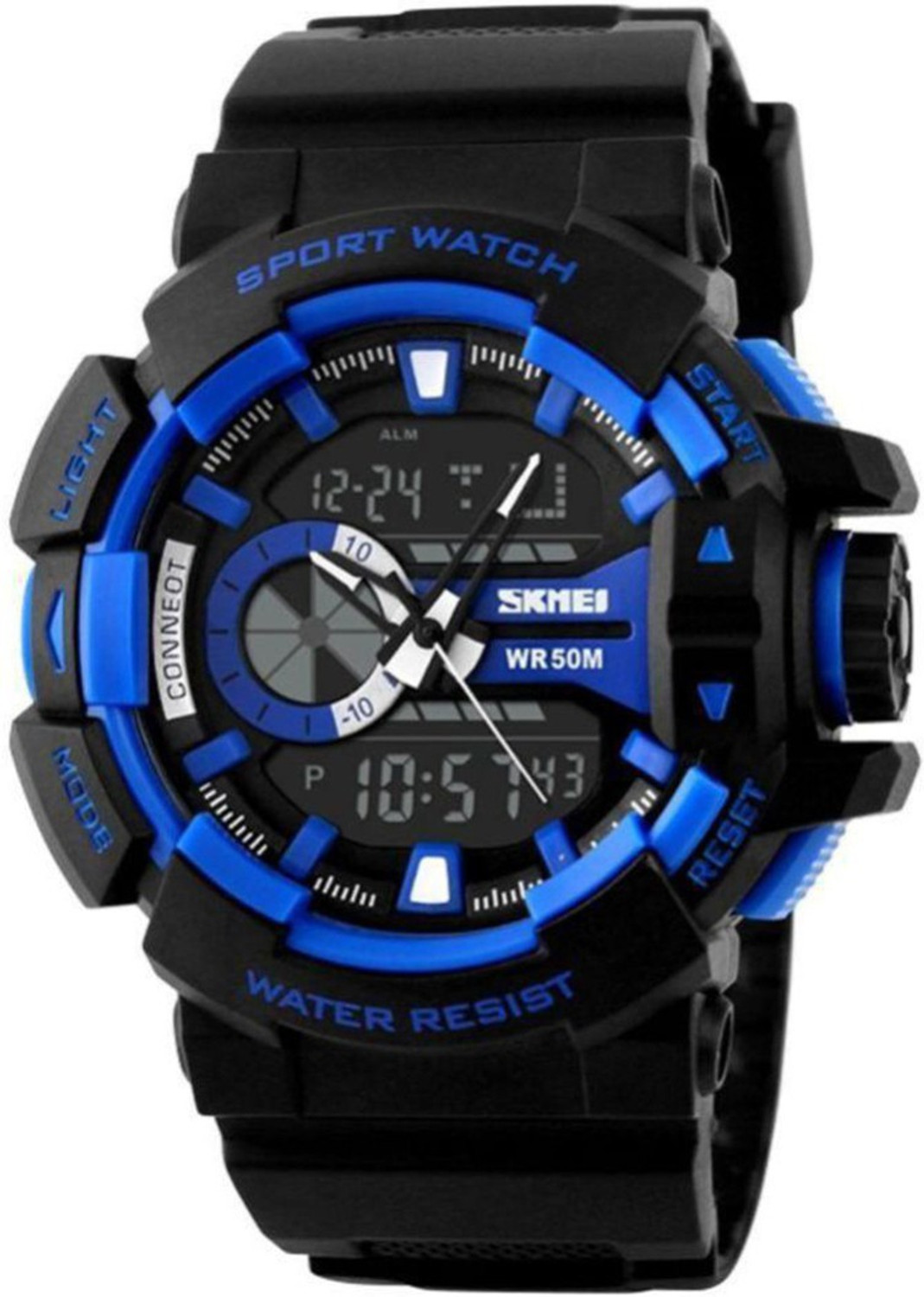 Image of SKMEI Analog-Digital Watch - For Men MS 1117 Blue digital