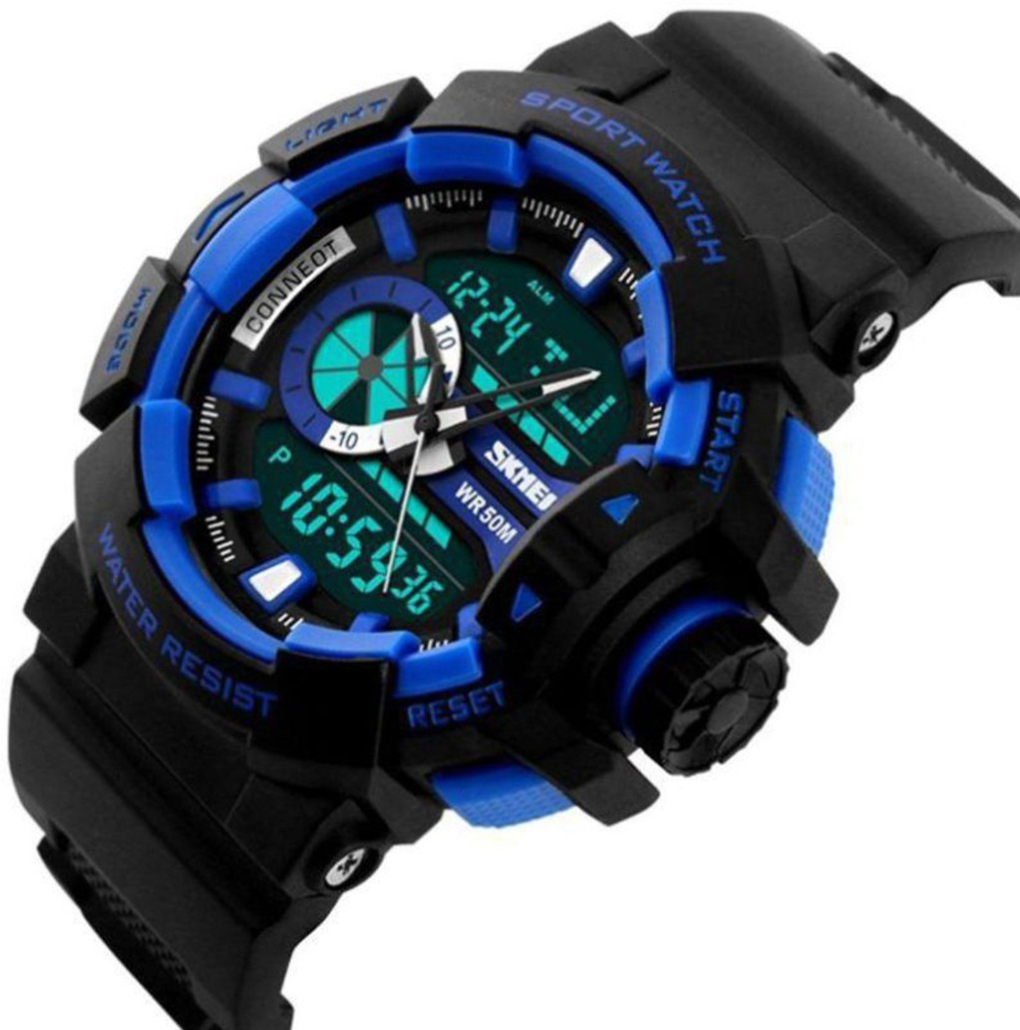 Image of SKMEI Analog-Digital Watch - For Men MS 1117 Blue digital