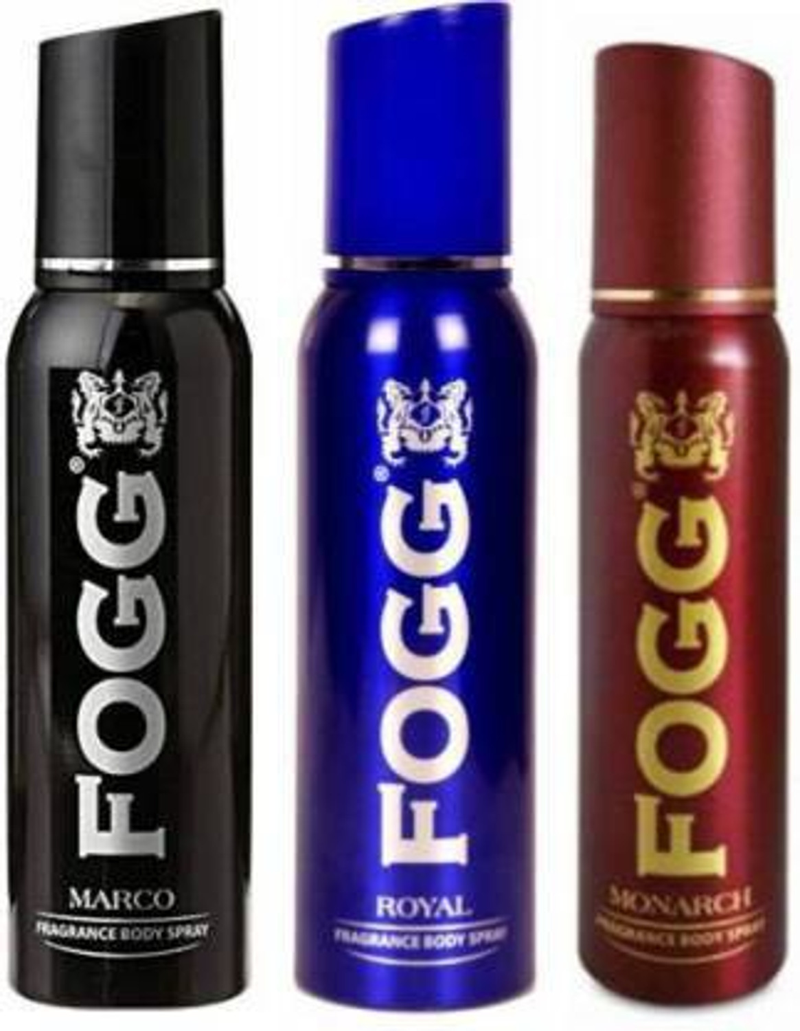 Image of FOGG Marco ,Royal ,Monarch PACK OF 3 Perfume - 360 ml (For Men)