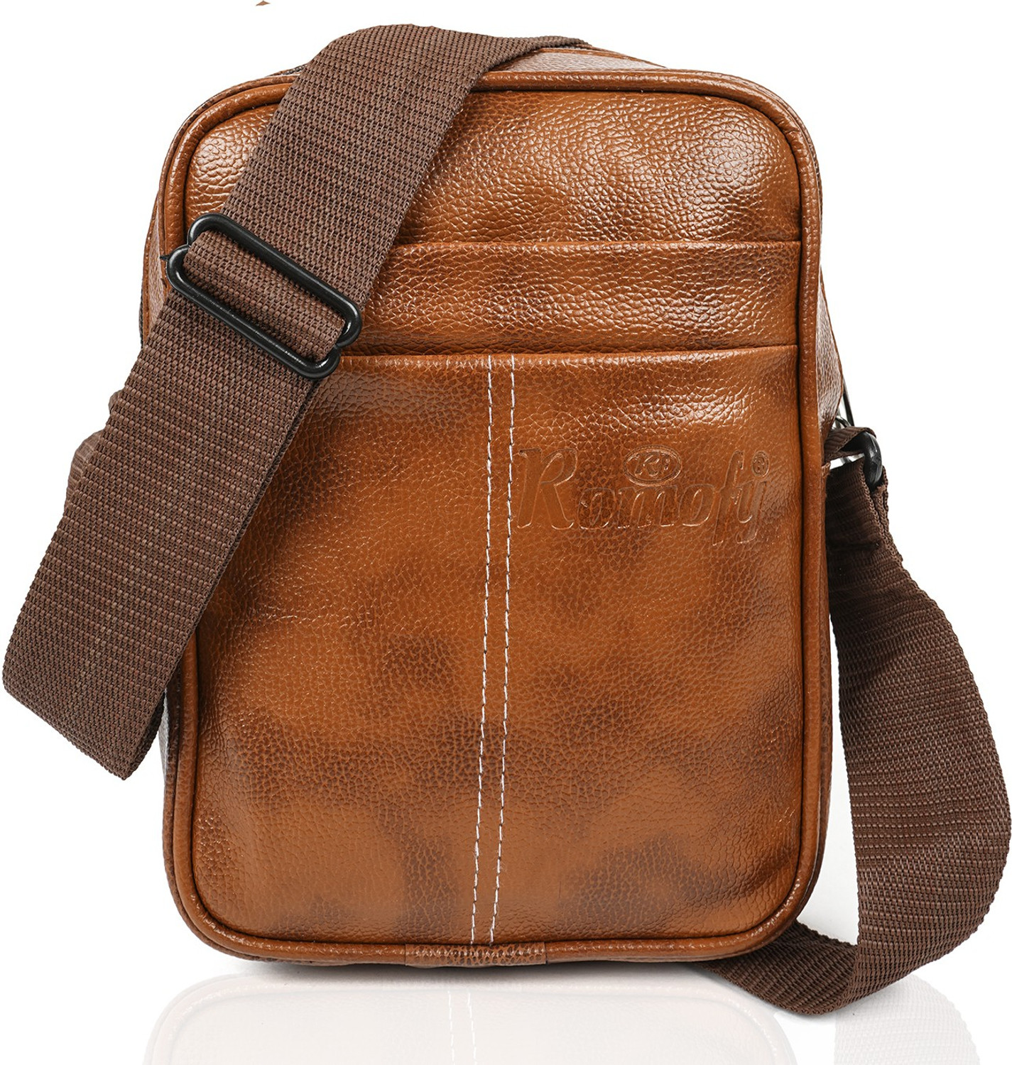 Image of Parsley Men Tan Messenger Bag (Pack of: 2)