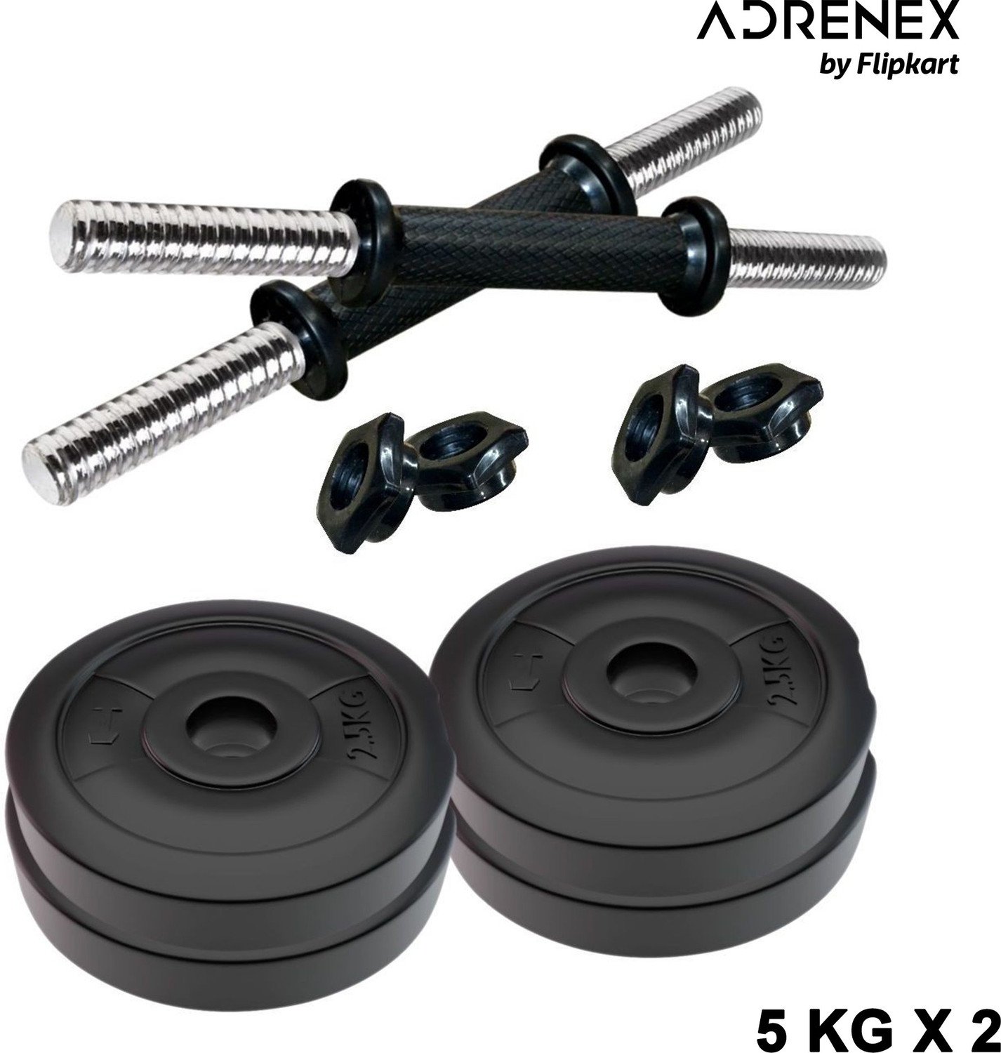 Image of rj fitness 20KG(3KG*4,2KG*4) PVC Adjustable Dumbbell (20 kg)