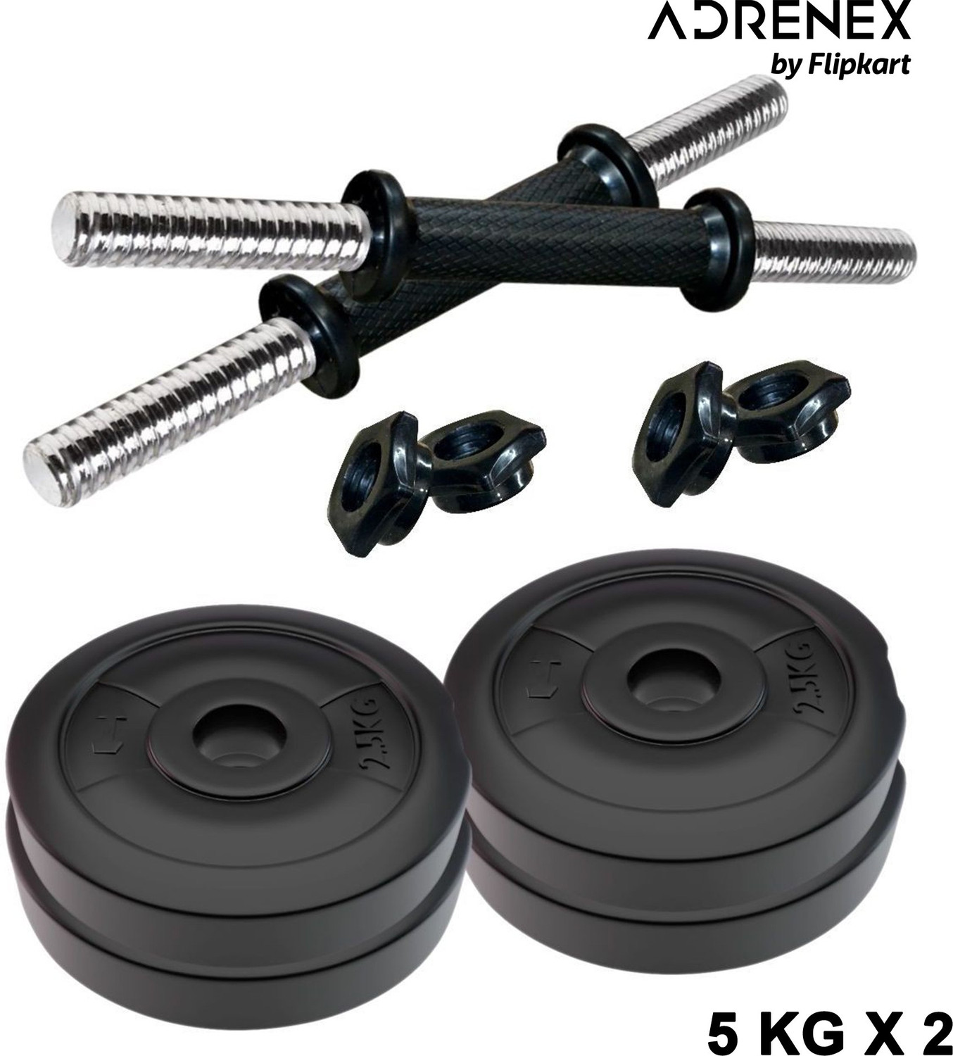 Image of rj fitness 20KG(3KG*4,2KG*4) PVC Adjustable Dumbbell (20 kg)