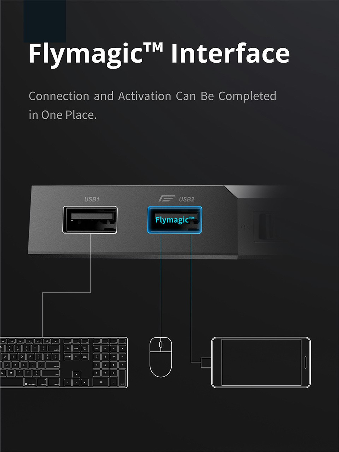 Image of Flydigi FeiZhi Q1 - Play Mobile Battle Royale Games with Keyboard & Mouse - Bluetooth (Black)